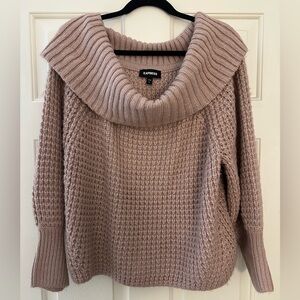 Express Women's Mauve Sweater